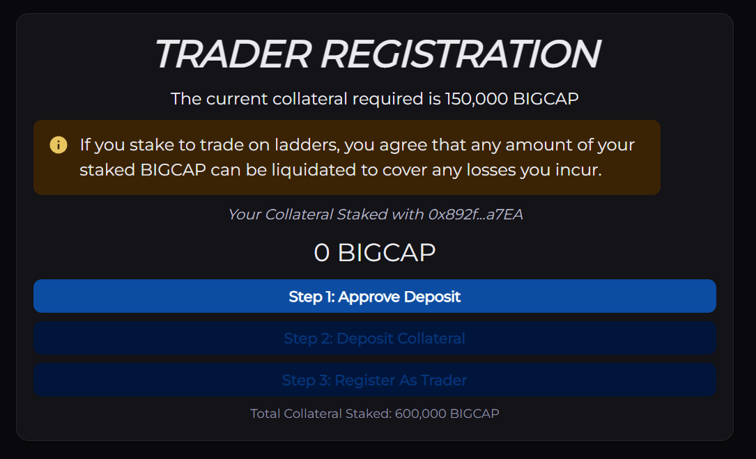 The First BIGCAP Ladder And How To Register